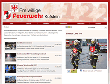 Tablet Screenshot of feuerwehr-kufstein.at